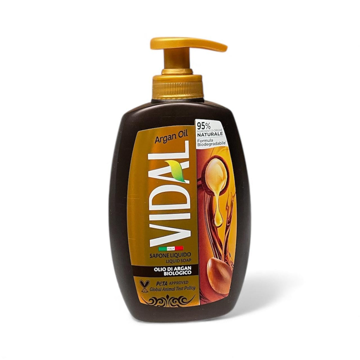 Sapone mani vidal, olio d'argan 300ml
