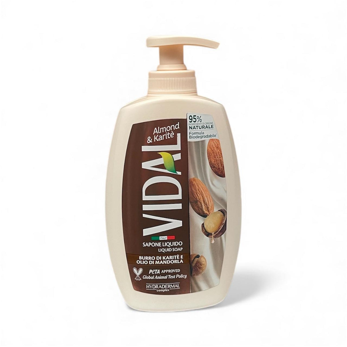 Sapone mani vidal, mandorle 300ml