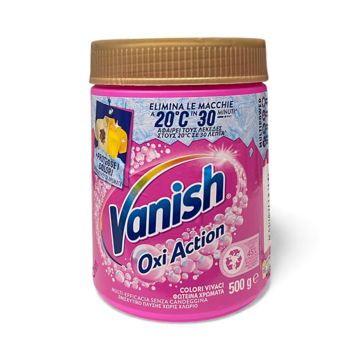 Vanish smacchiatore in polvere rosa 500g