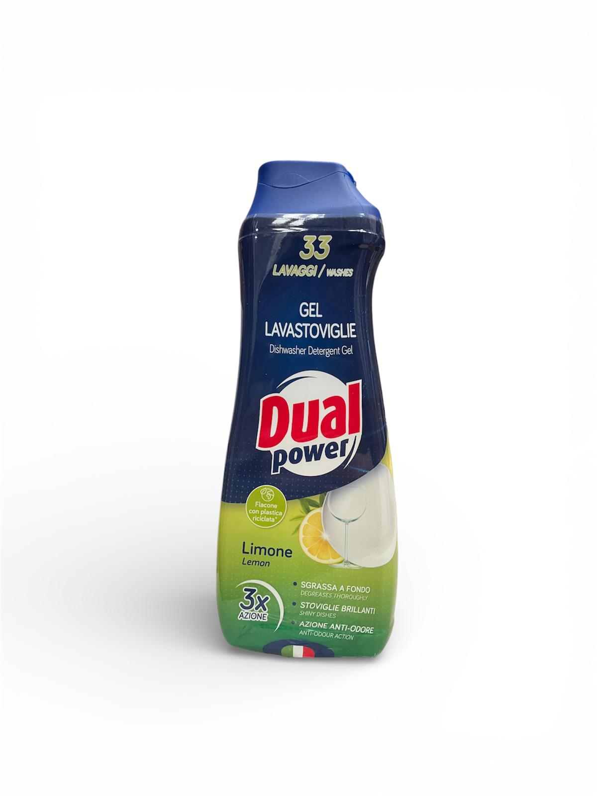 Dual Power Gel lavastoviglie Limone 660ml