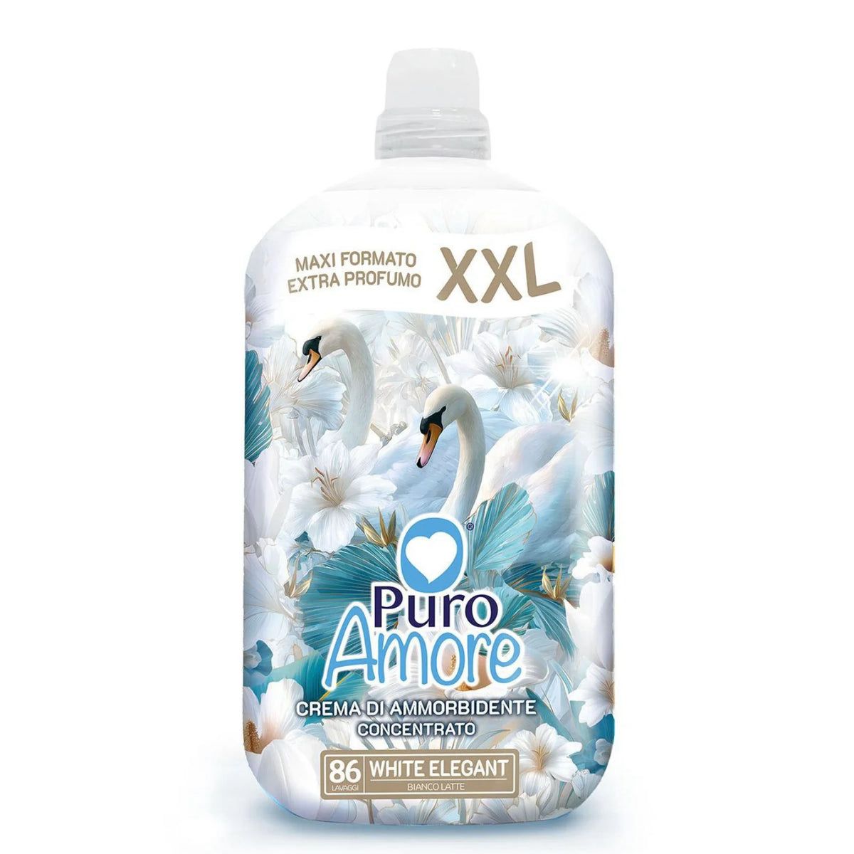 Puro Amore Ammorbidente Concentrato 86 Lavaggi Bianco latte