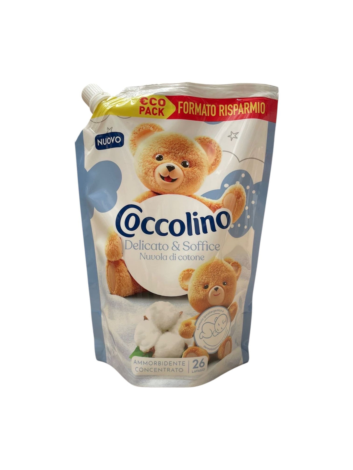 Coccolino Ammorbidente Concentrato Ricarica Busta Soffice e Delicato
