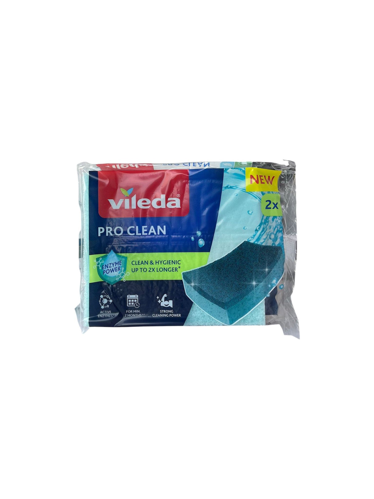 Vileda spugna piatti 2pz pro clean