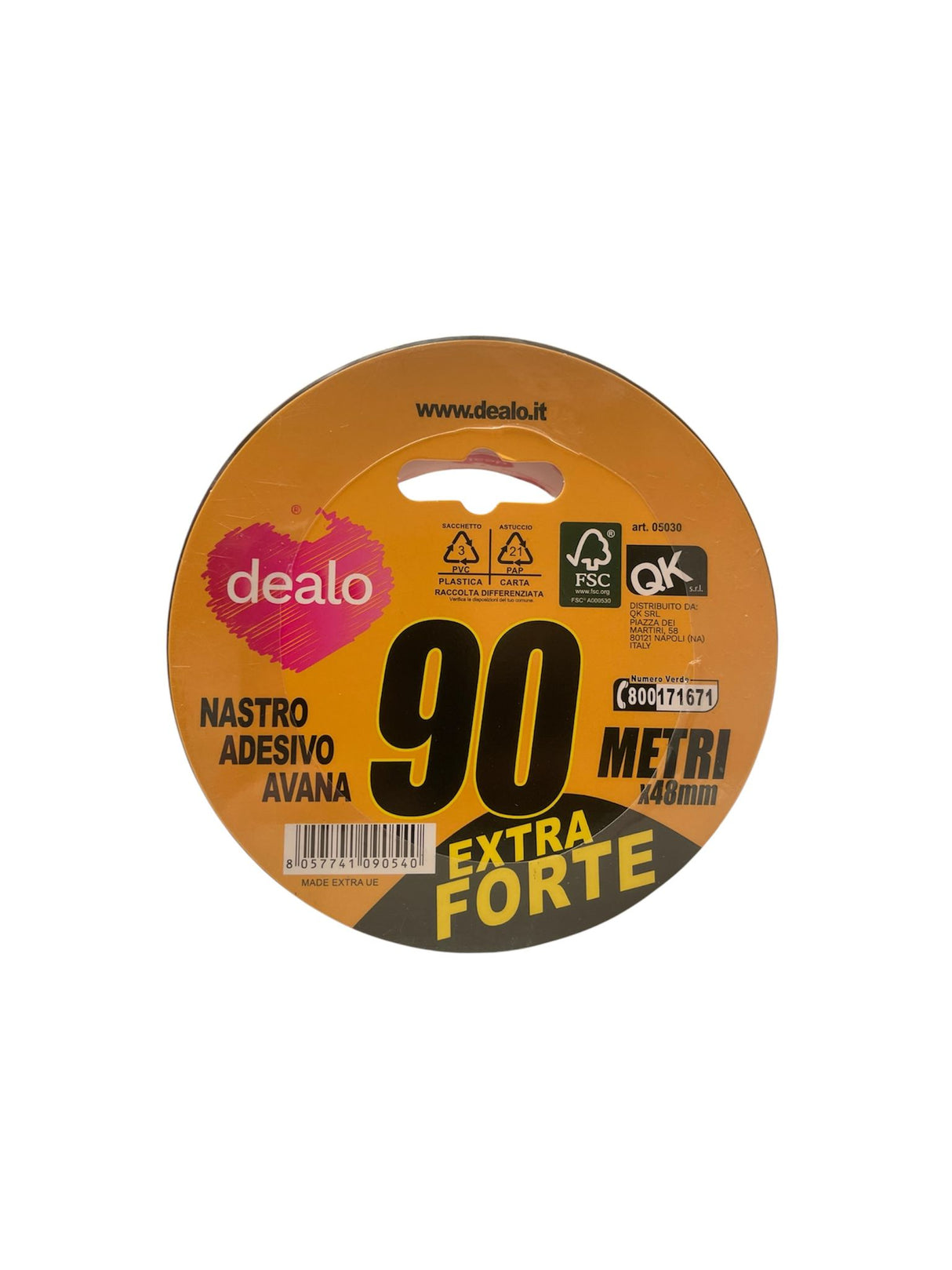 Nastro Adesivo da Imballaggio Avana 90mt x 48mm