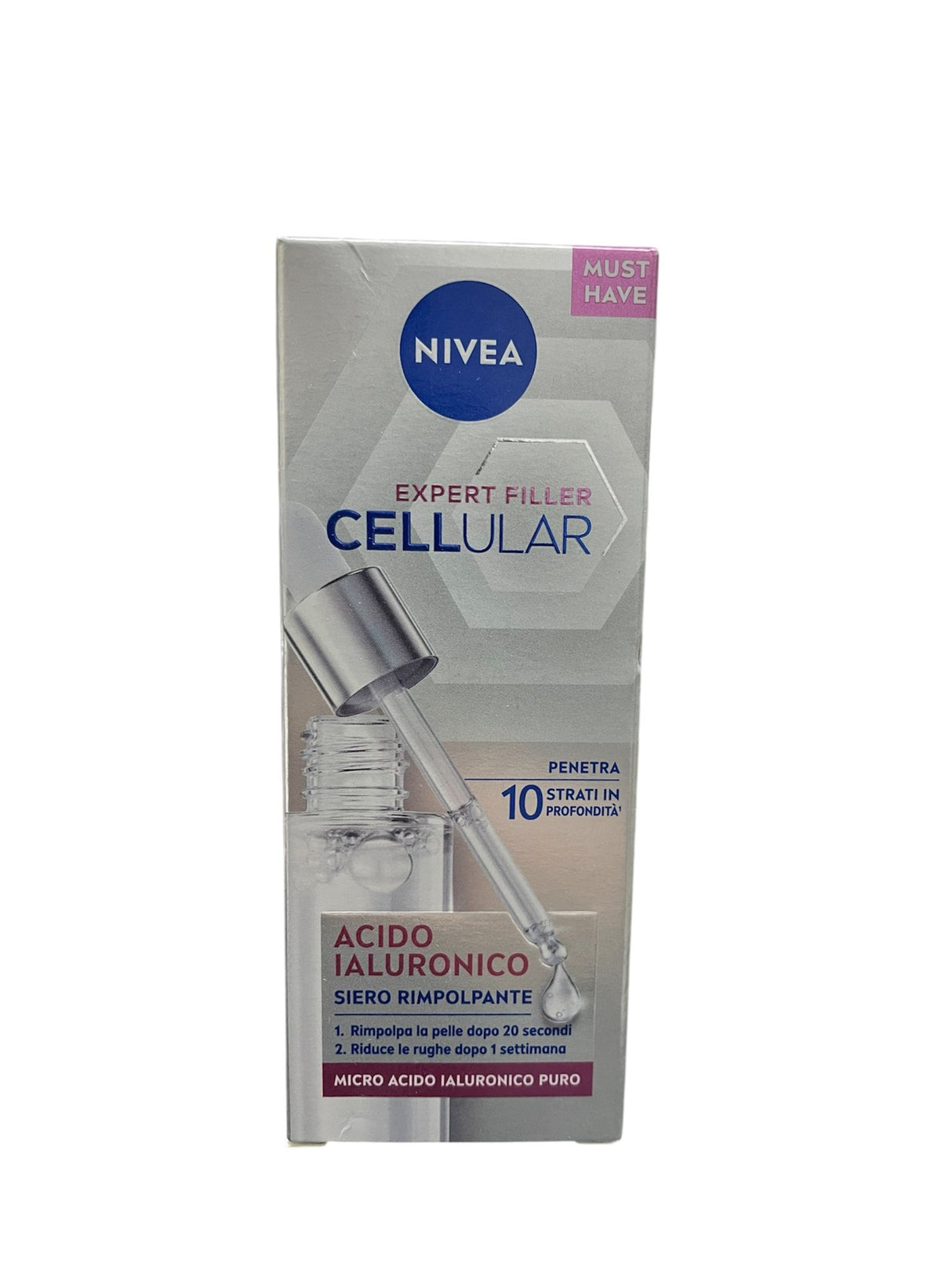 Nivea cellular expertfiller siero rimpolpante acido ialuronico 30 ml