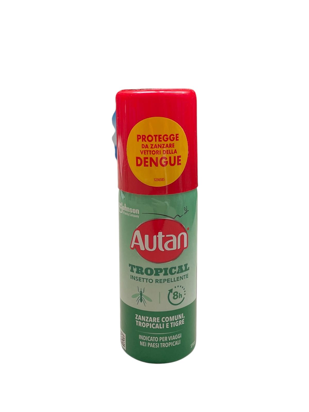 Autan repellente spray tropical 50 ML formato viaggio