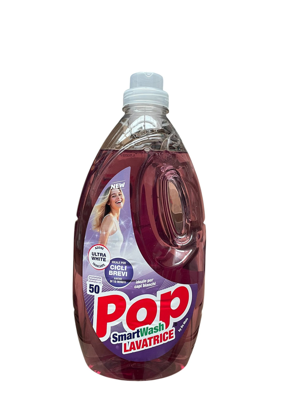Pop lavatrice 50 lavaggi smart wash ultra white