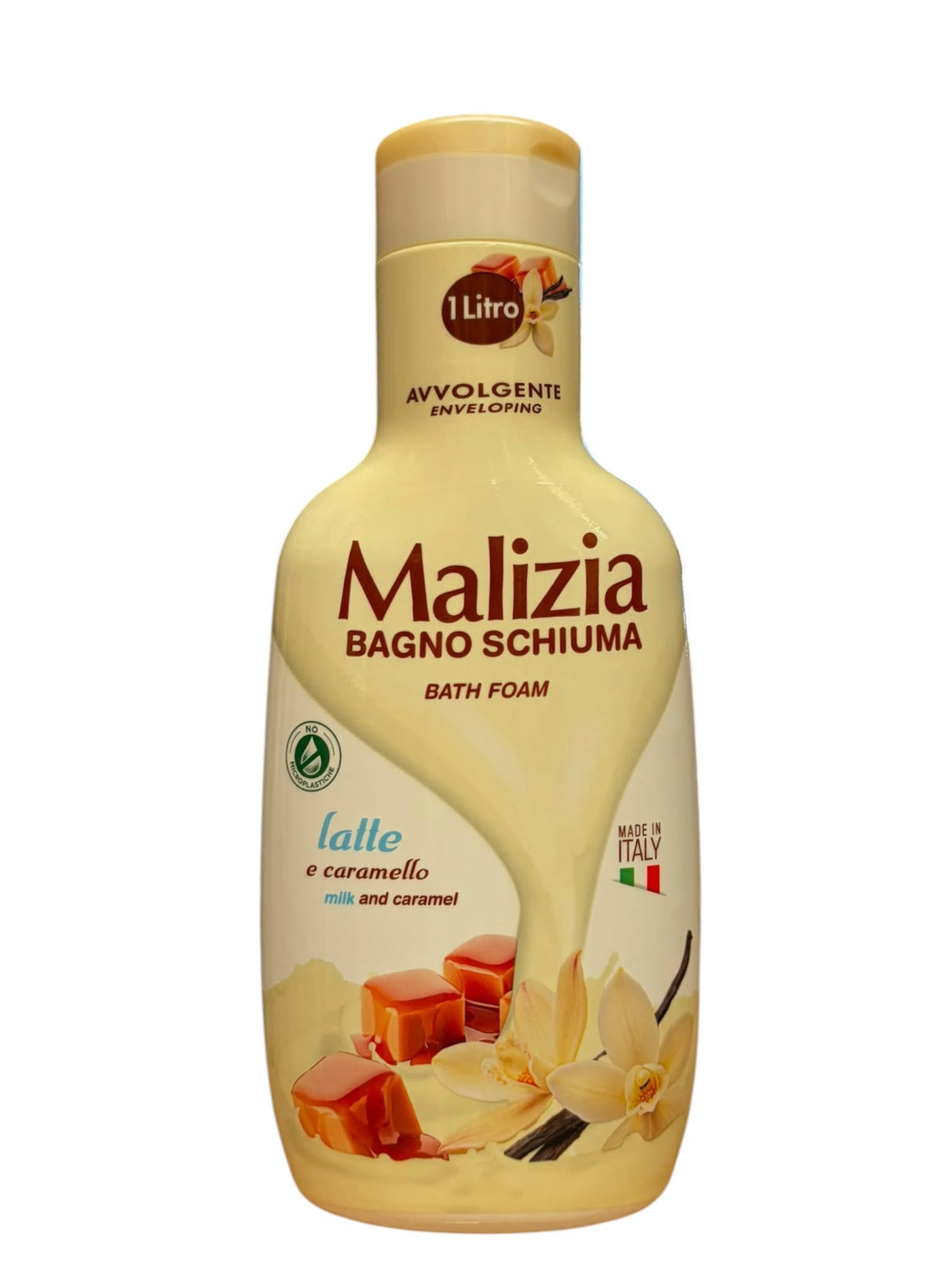 Malizia Bagnoschiuma 1Lt latte e caramello