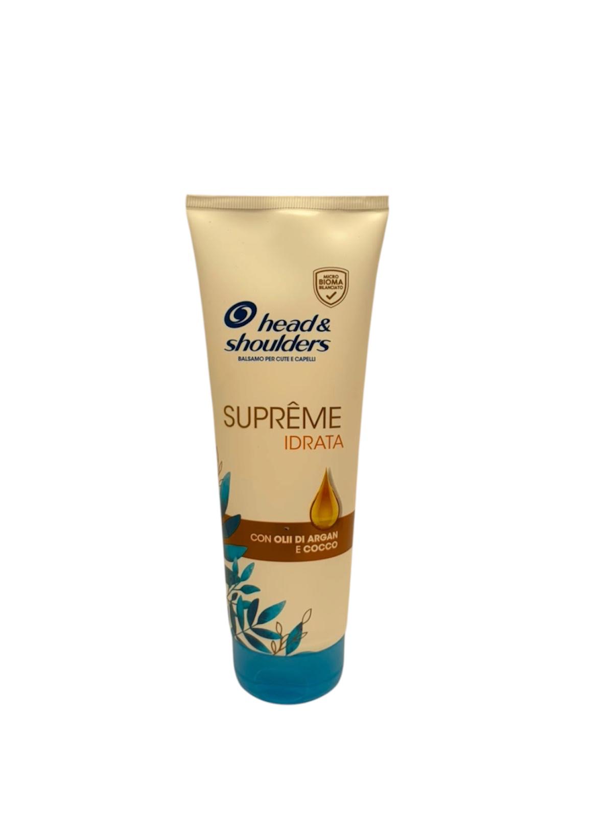 Head & shoulders balsamo supreme olio di argan e cocco 220ml
