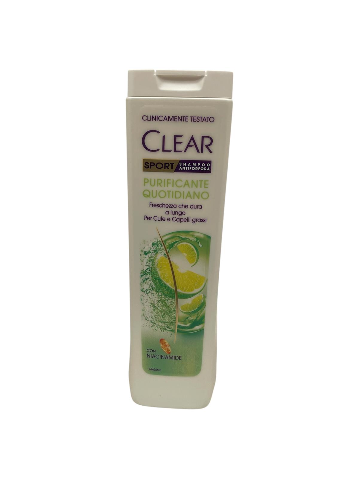 Shampoo clear 225ml bianco purificante