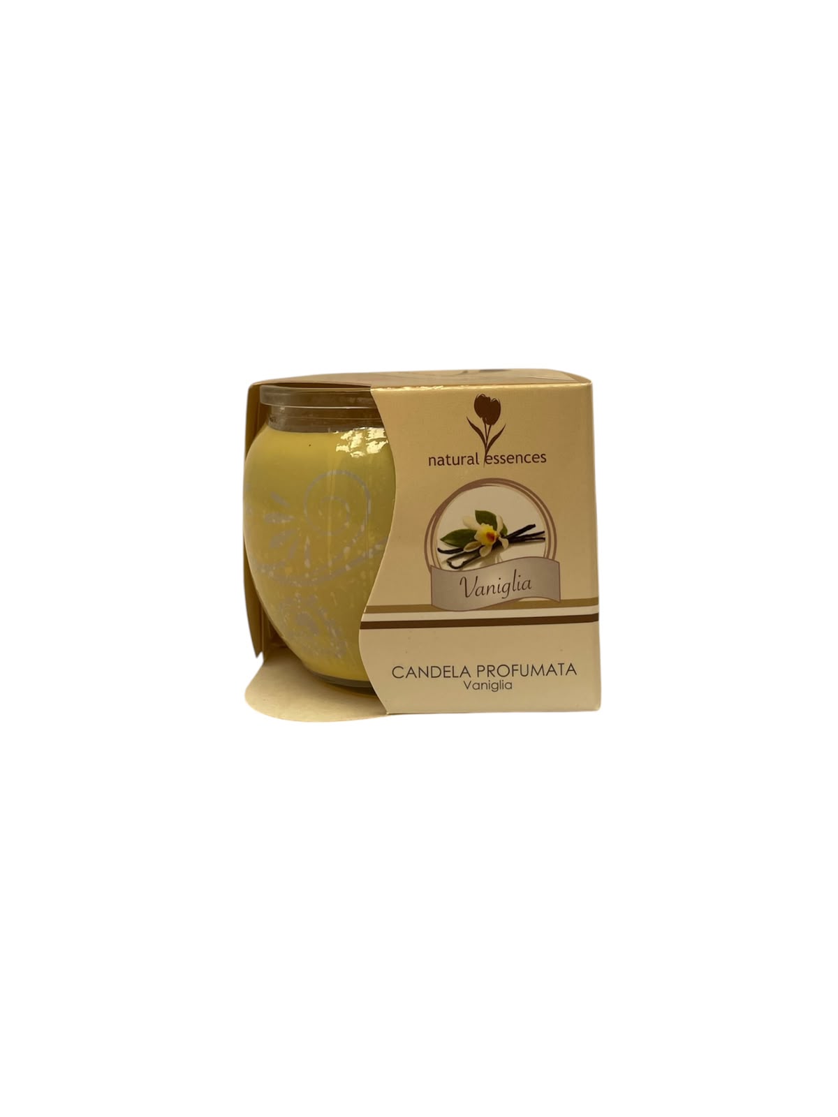 Dealo candela profumata in vetro natural essence vaniglia