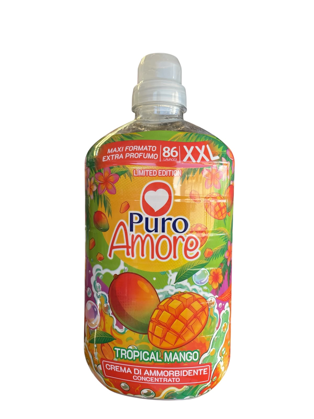 Puro Amore Ammorbidente Concentrato 86 Lavaggi tropical mango