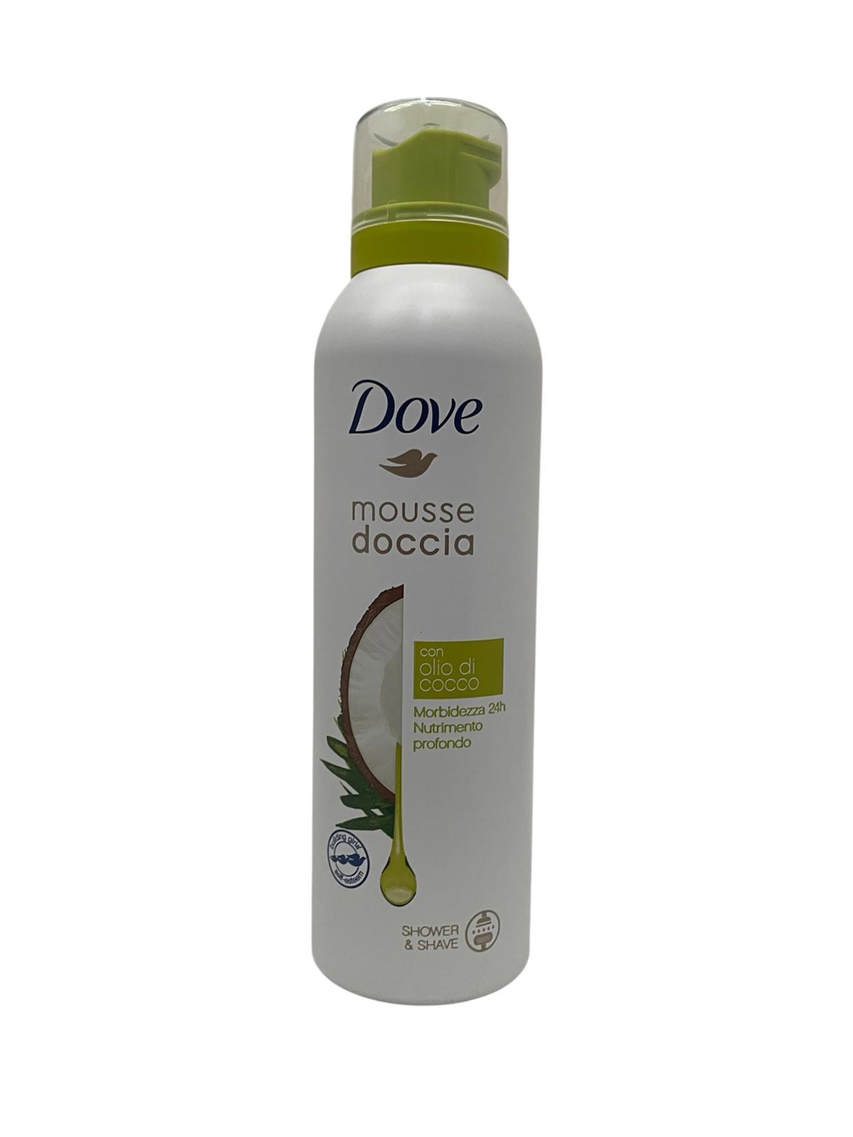 Dove bagnodoccia mousse 200 Ml Olio di cocco