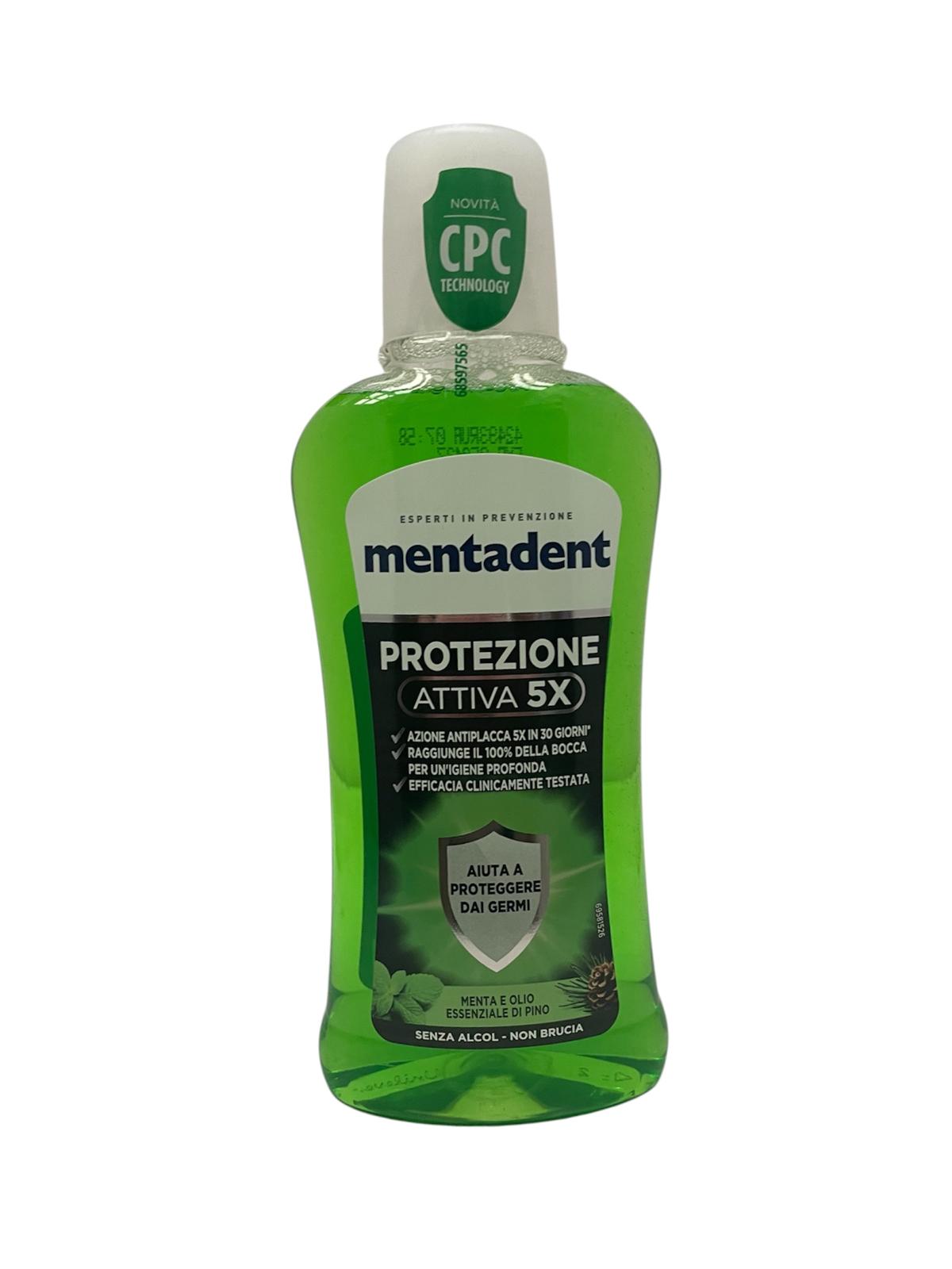 Mentadent colluttorio 400 ml menta fresca