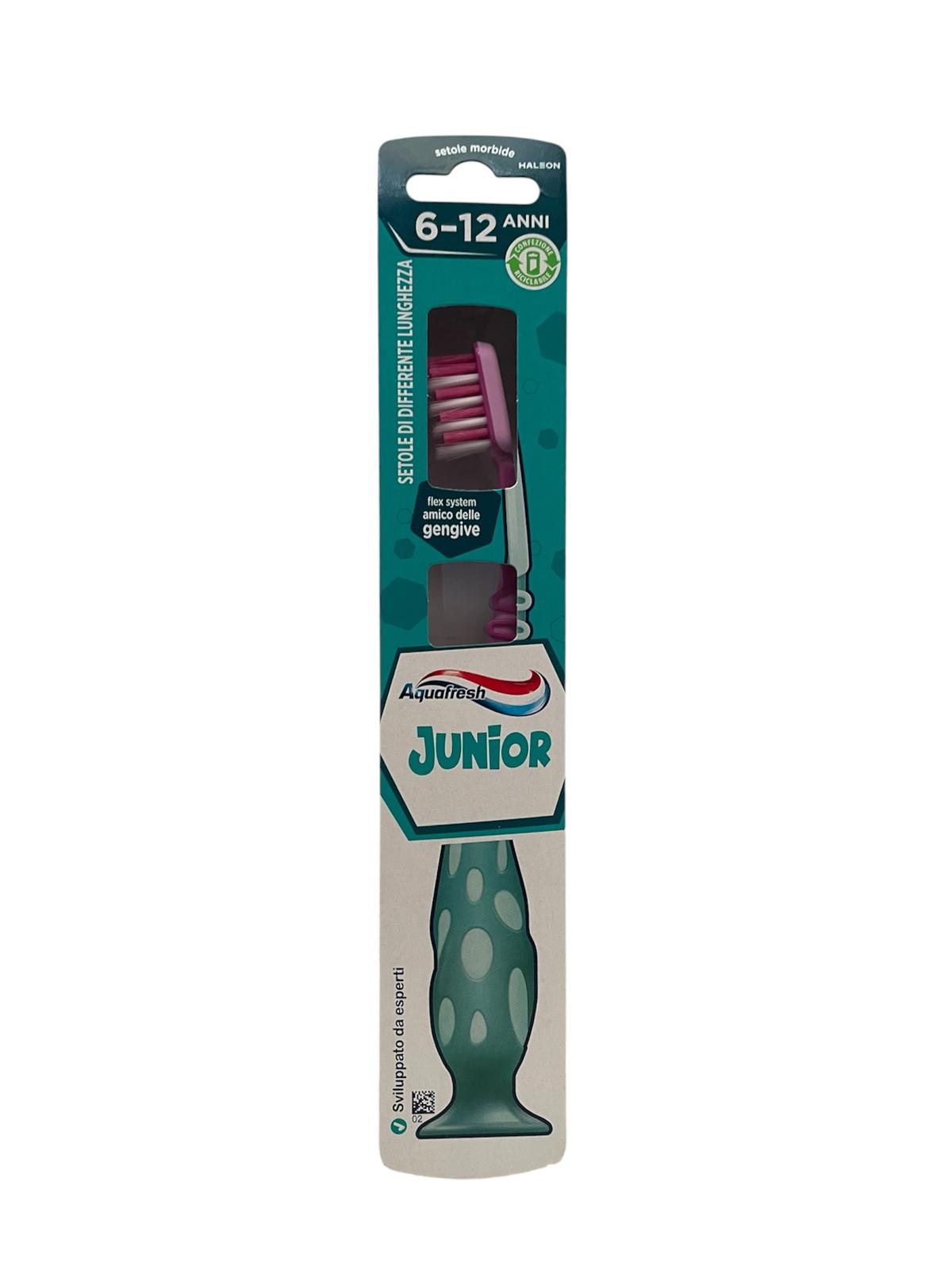 Aquafresh spazzolino Junior 6/12 Anni