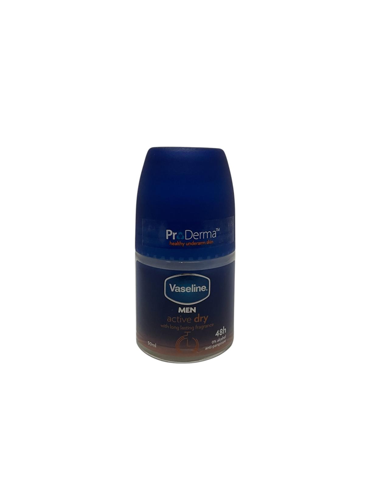 Vaseline deodorante roll on 50 ml active dry