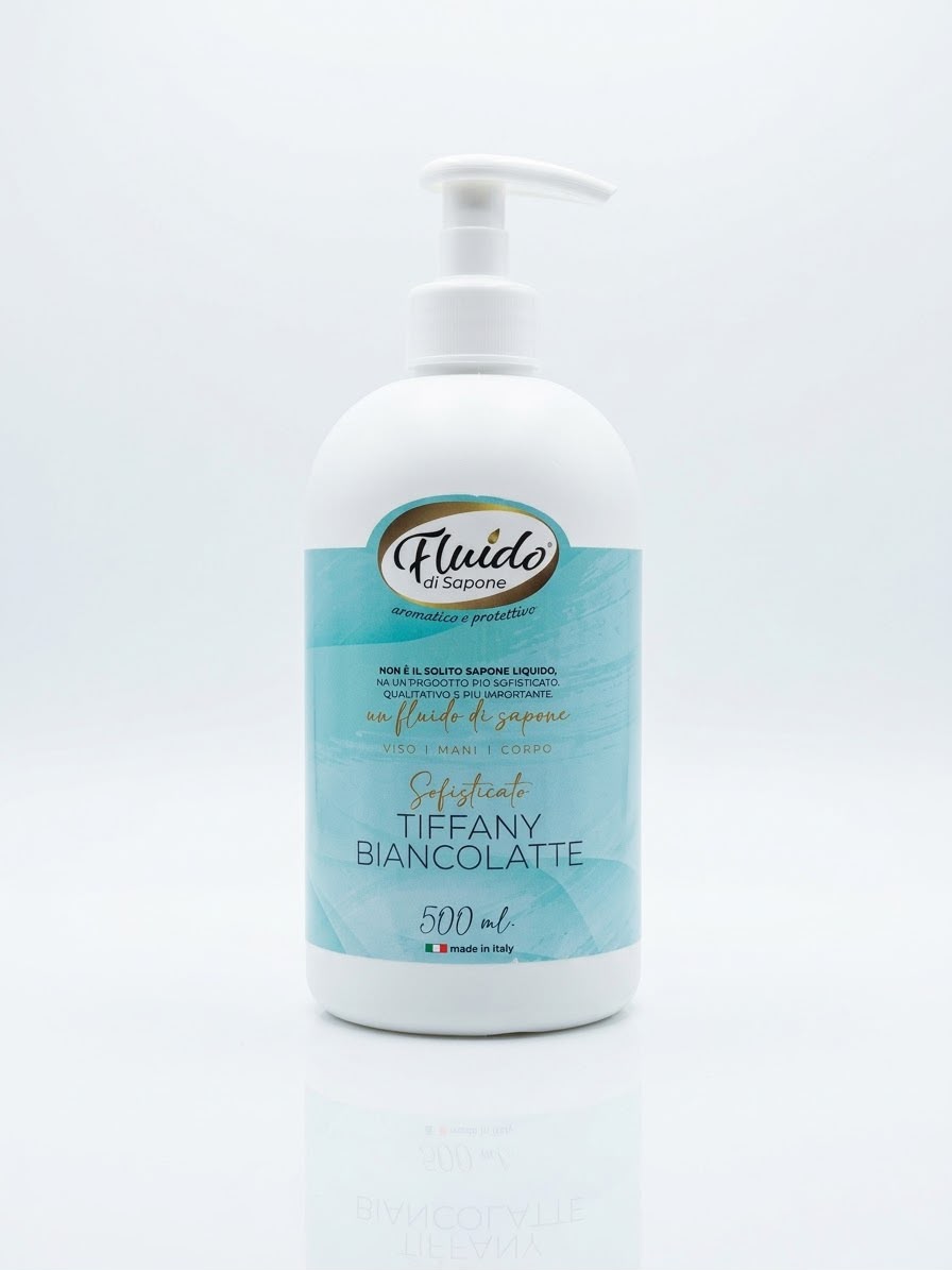Fluido Sapone con erogatore 500 ML Tiffany Bianco Latte