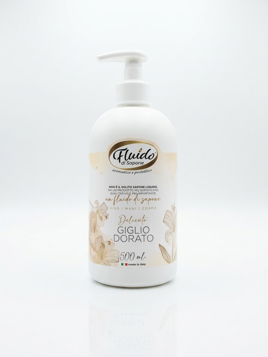 Fluido Sapone con erogatore 500 ML Giglio Dorato