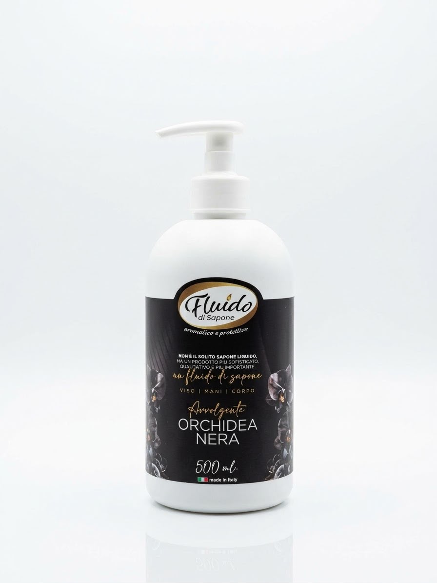 Fluido Sapone con erogatore 500 ML Orchidea Nera