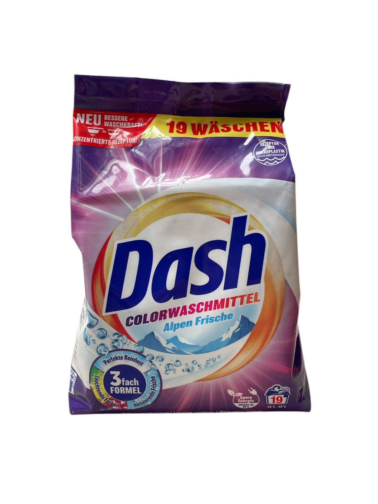 Dash in polvere ricarica da 19 misurini salvacolore