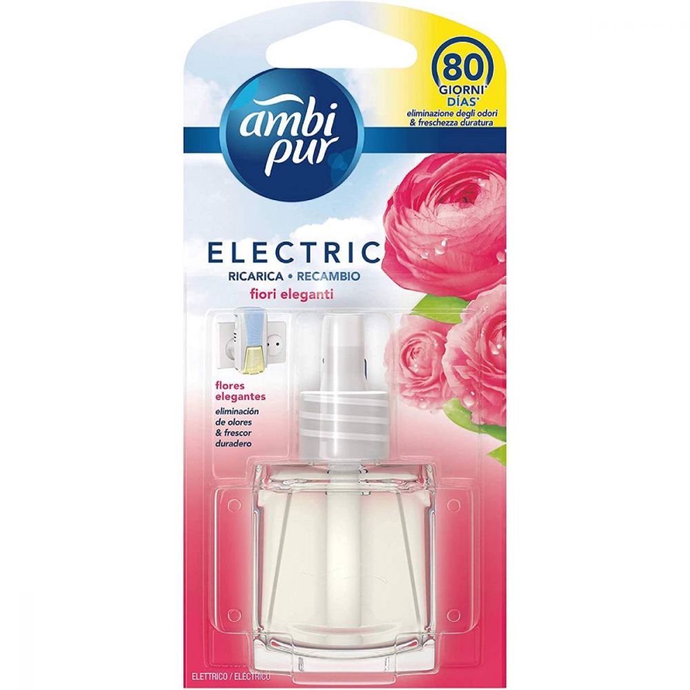 Ambipur Elettrico Ricarica 20ml Fiori Eleganti