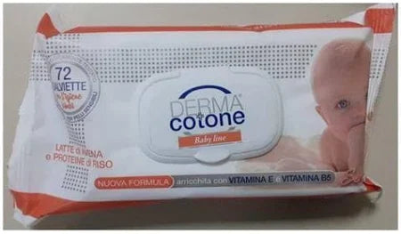 Dermacotone Salviettine x72 pz Avena & Riso