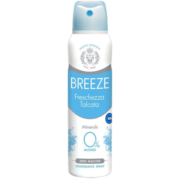 Breeze Deodorante Spray 150ml Freschezza Talcata
