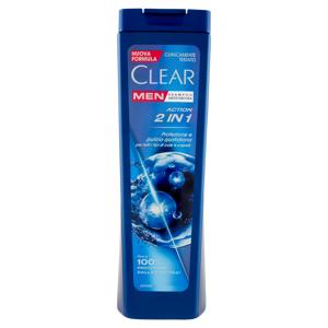 Clear Shampoo Blu 225ml Action 2 in 1