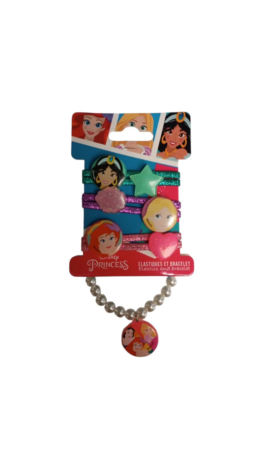 Elastici per capelli e bracciale delle principesse