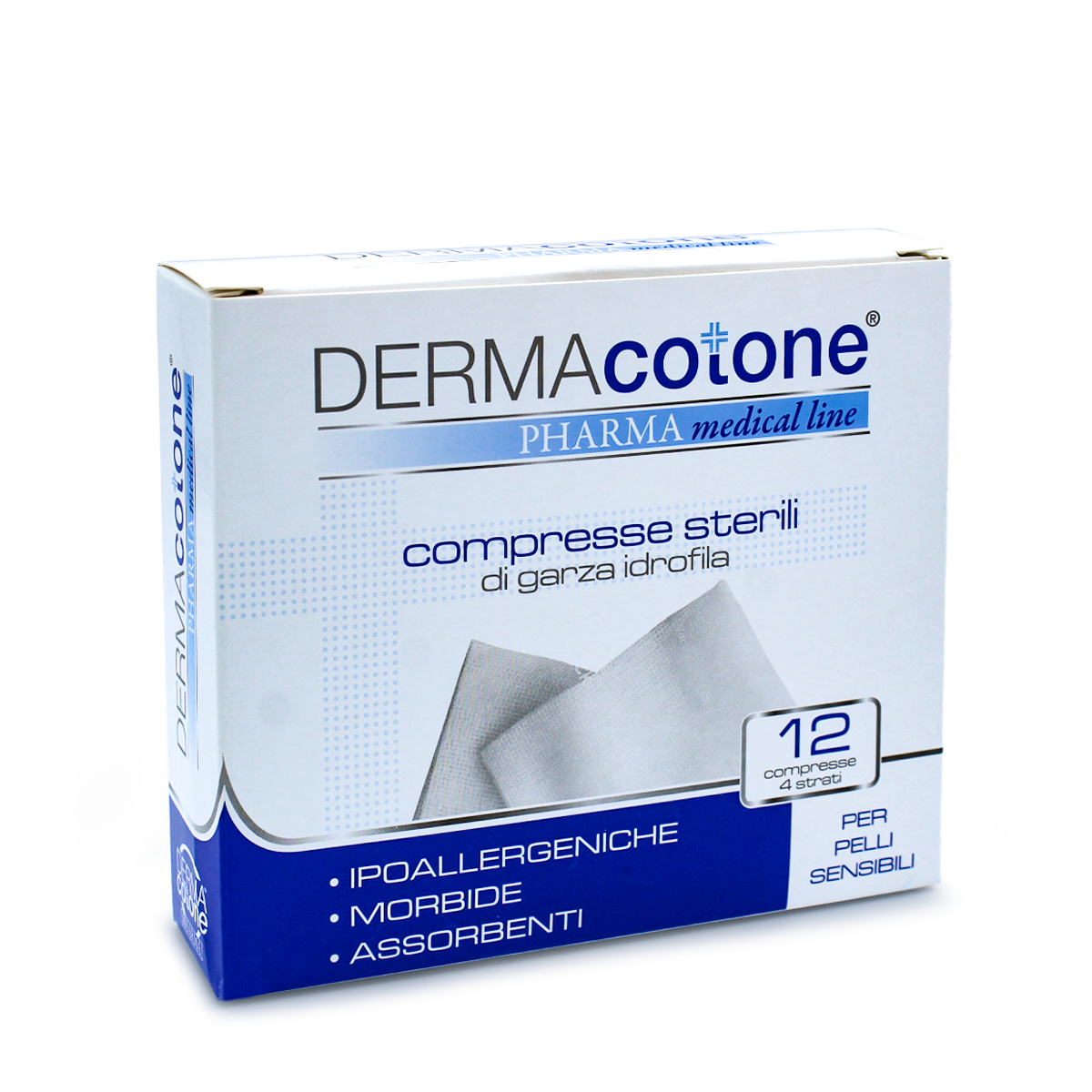 Dermacotone Pharma Compresse Sterili Di Garza Idrofila x12pz 7,5cmx7,5cm