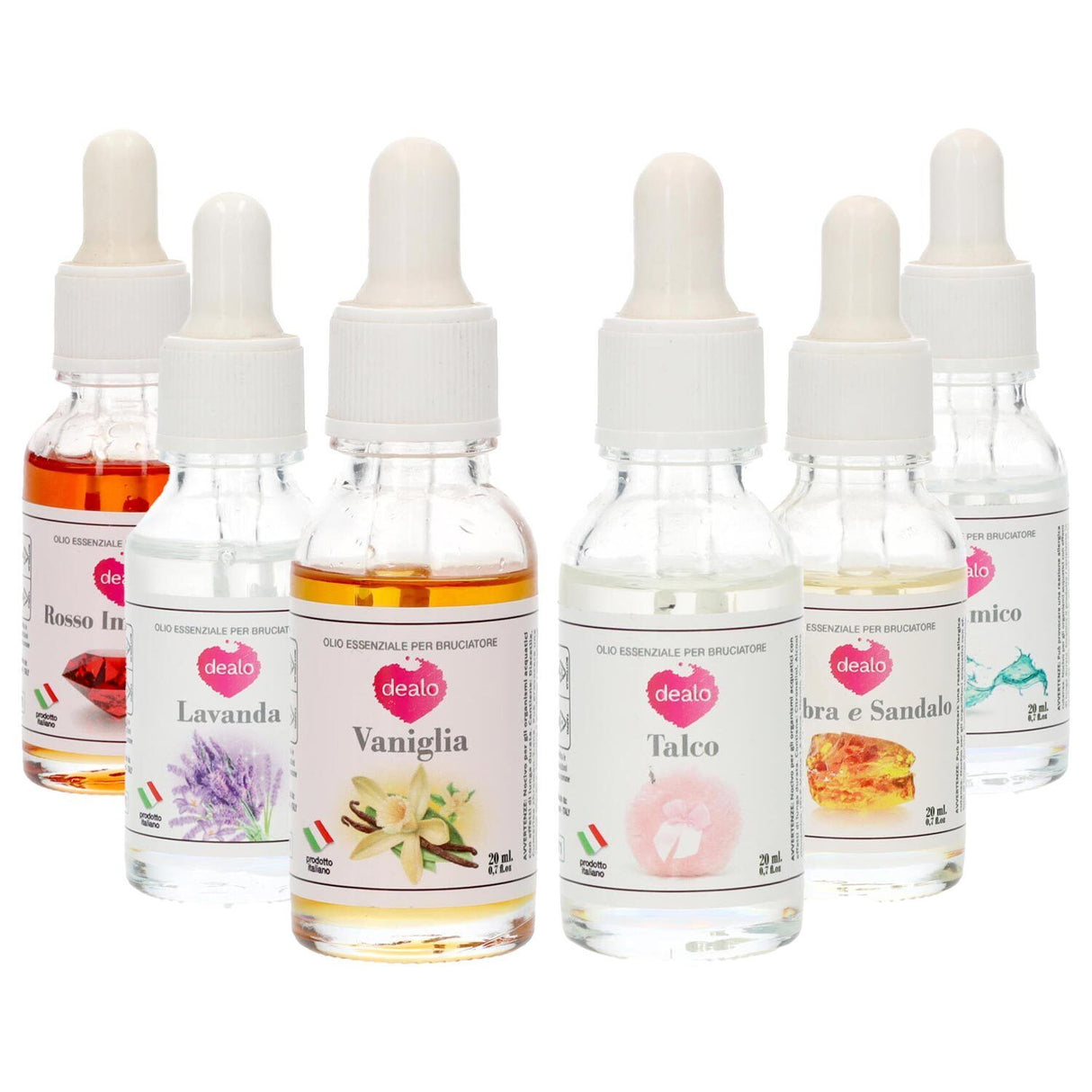 Dealo Olio Essenziale 20ml Varie Profumazioni