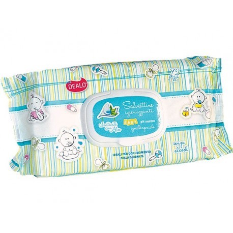 Dealo Salviettine Igienizzanti Baby Aloe Vera x72 Con Tappo