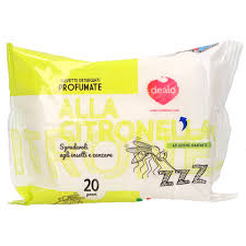 Dealo Stop Salviettine x 20 Antizanzare alla Citronella