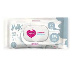 Dealo Salviettine x72pz Bianco Latte