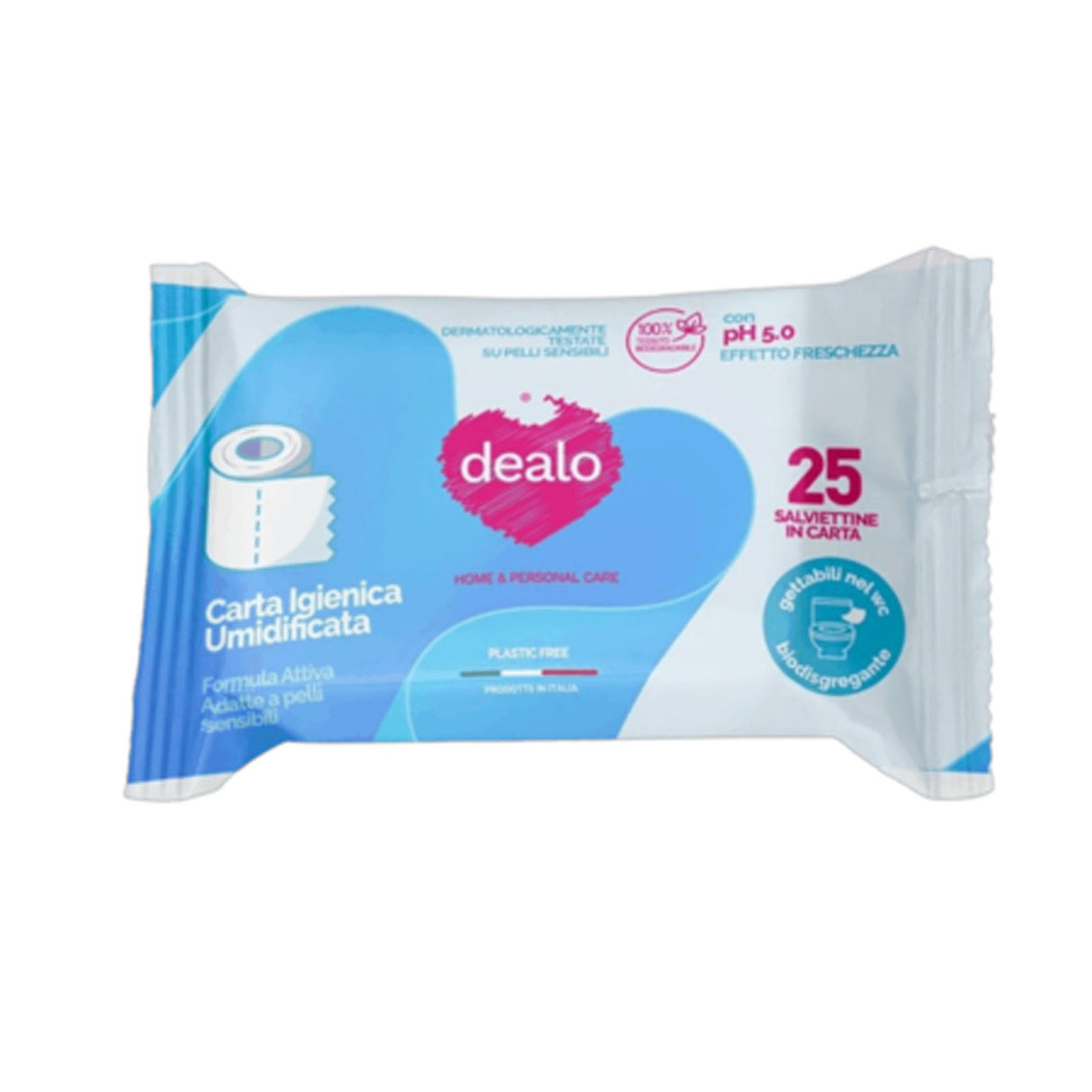 Dealo Salviettina Carta Igienica x25pz