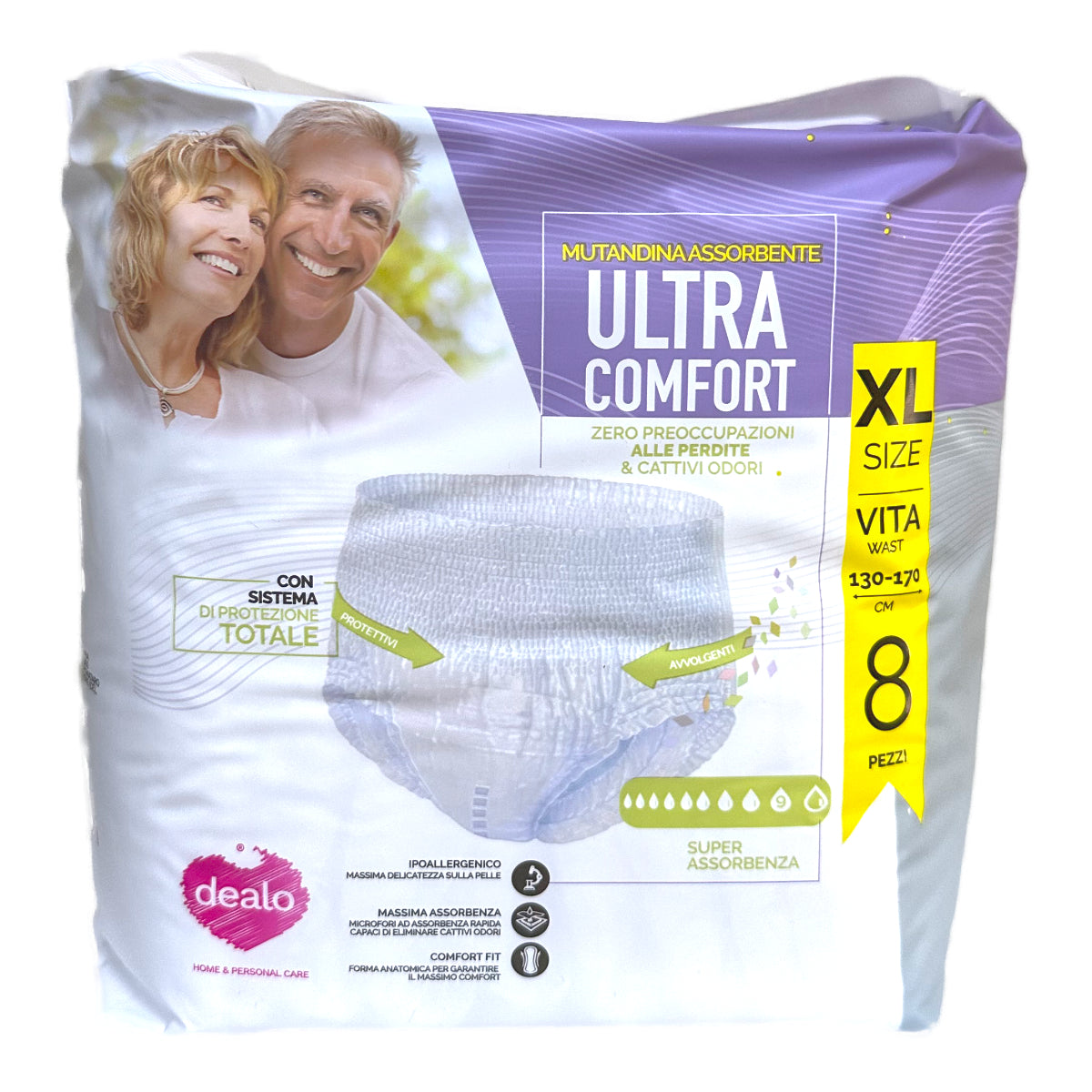 Dealo Pannolone Ultra Confort 8pz Mis: XL