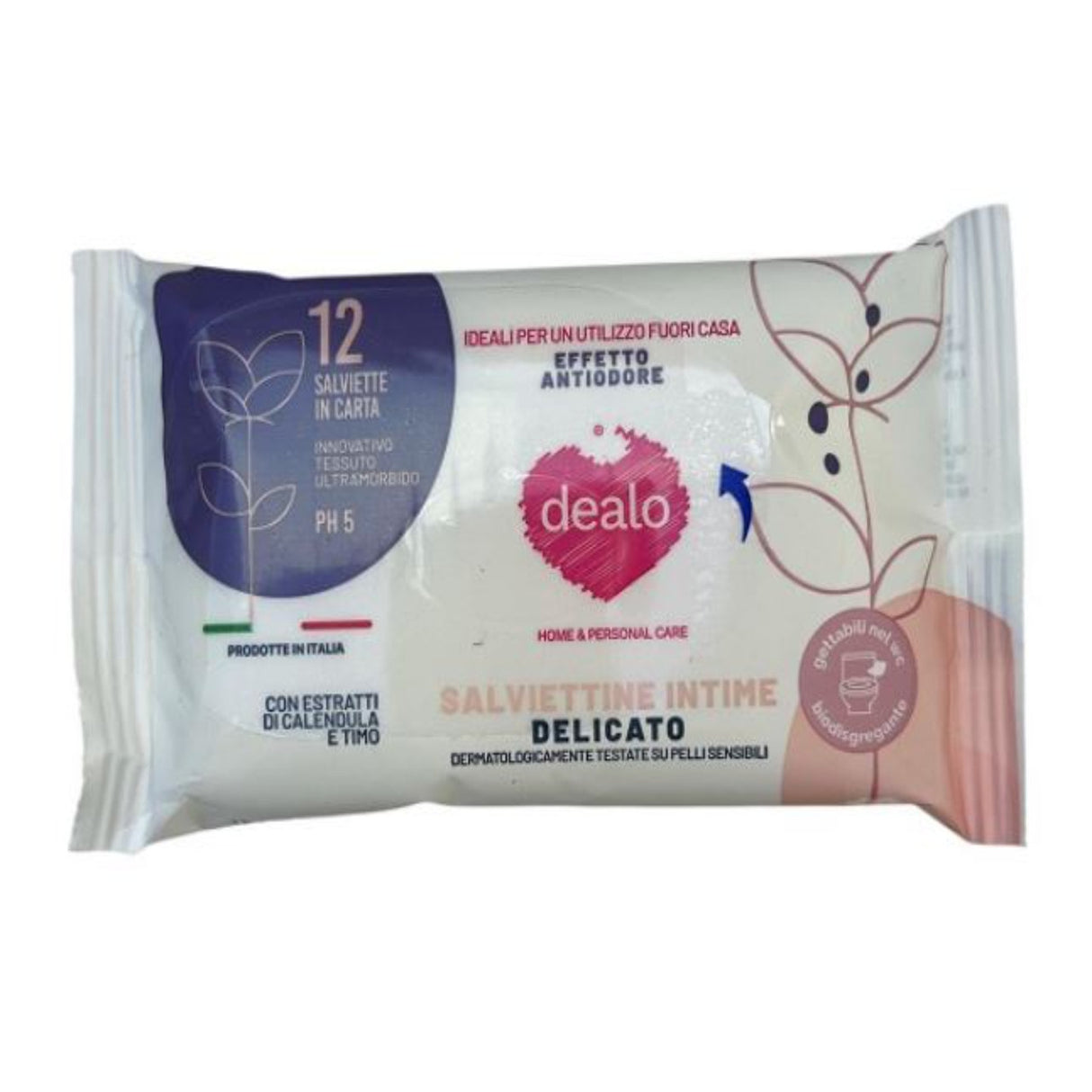 Dealo Salviettine Intime 12pz Delicato