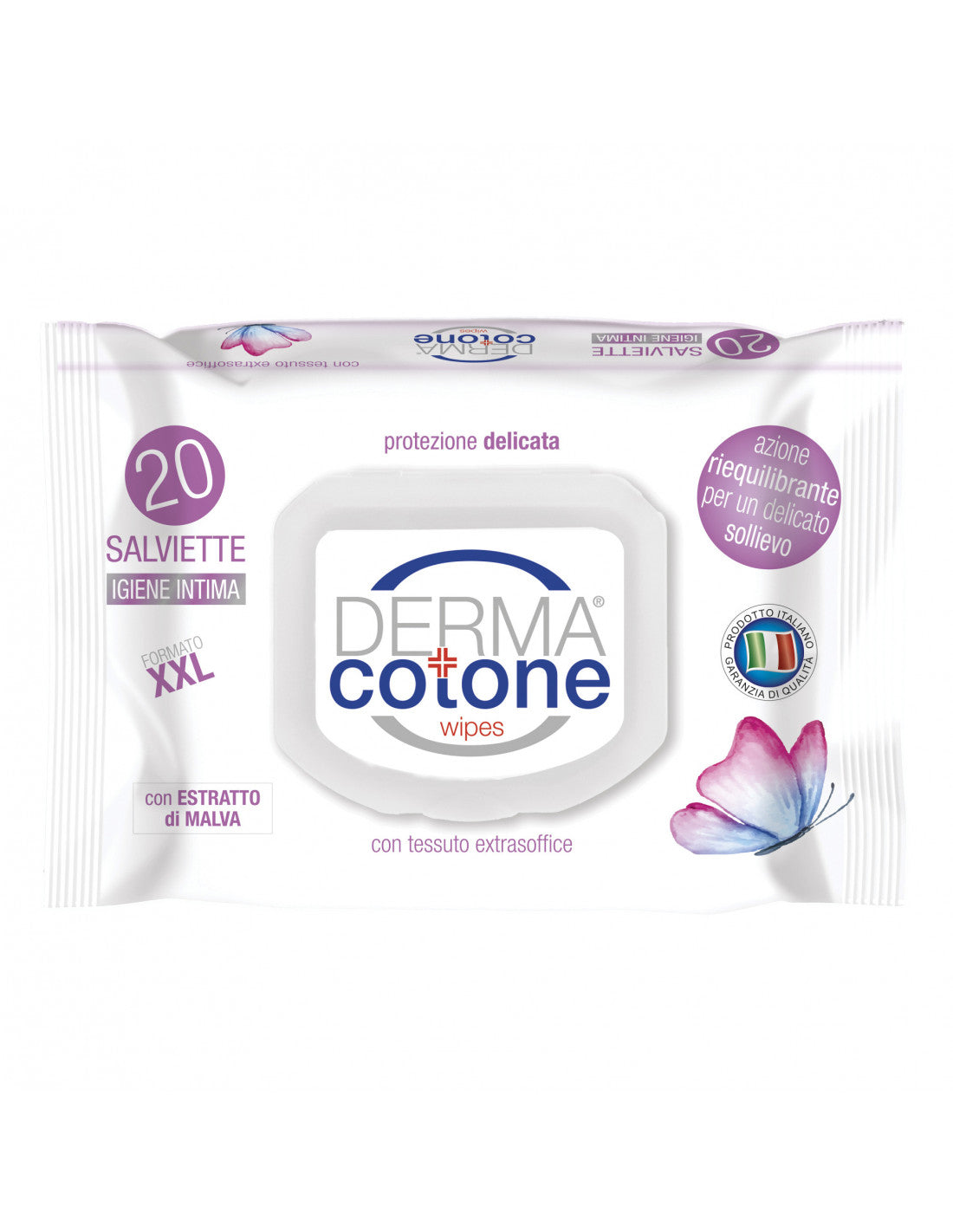 Dermacotone Salviettine Intime x20 pz con Tappo