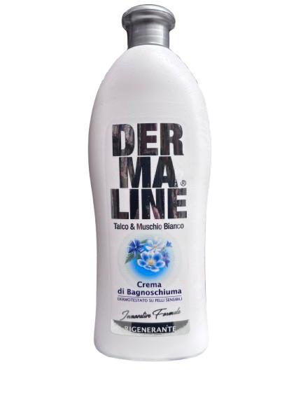 Derma Line Crema di Bagnoschiuma 650ml Talco & Muschio Bianco