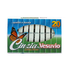 Vesuvio Mollette Plastica Cinzia x20pz Robuste Bianche