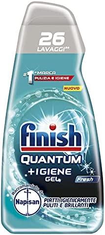 Finish Quantum Gel Lavastoviglie 560ml Fresh