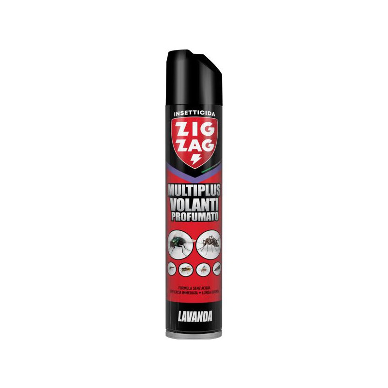 Zig Zag Insetticida Spray Mosche & Zanzare 500ml Lavanda