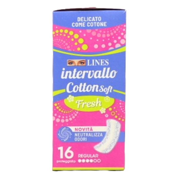 Lines Intervallo Salvaslip x16 Disteso Fresh