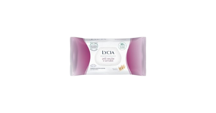 Lycia Salviettine Struccanti x60 pz Pelli Sensibili