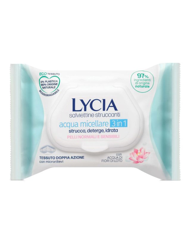Lycia Salviettine Struccanti x20 Acqua Micellare