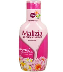 Malizia Bagnoschiuma 1Lt Monoi & Fioti di Loto