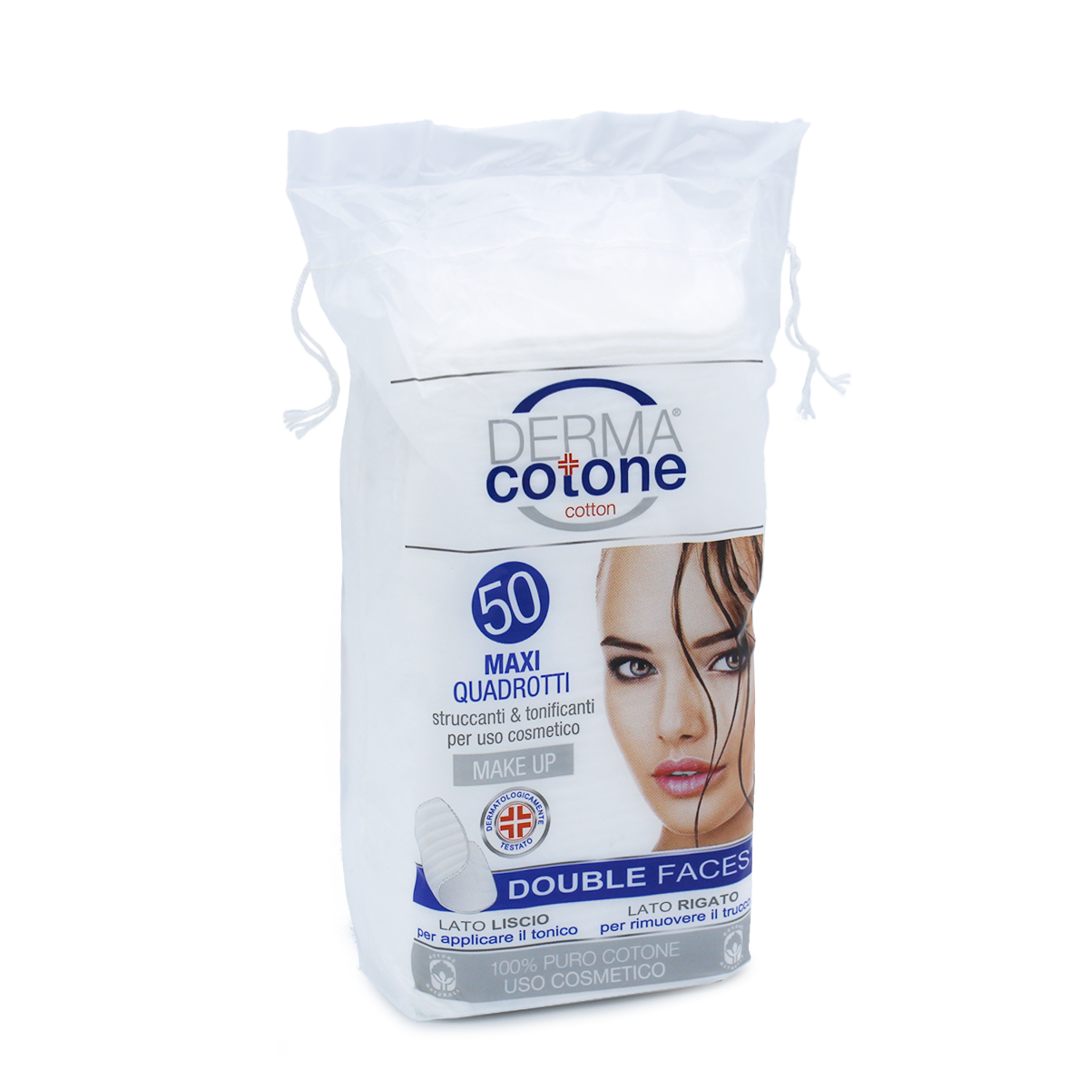 Dermacotone Dischetti Struccanti Quadrotti Maxi x 50pz