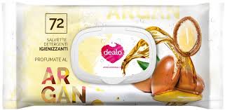 Dealo Salviettine x72pz Olio di Argan