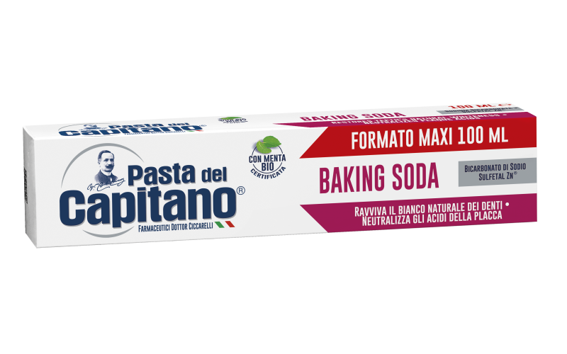 Capitano Baking Soda 100ml Dentifricio