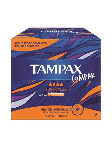 Tampax Compact x16pz Super Plus